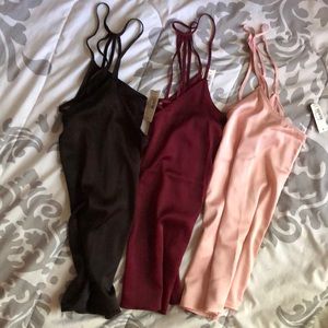 ❌SOLD❌3 Flowy satin camis